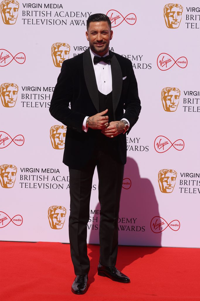 Giovanni Pernice at the Virgin Media British Academy Television Awards
