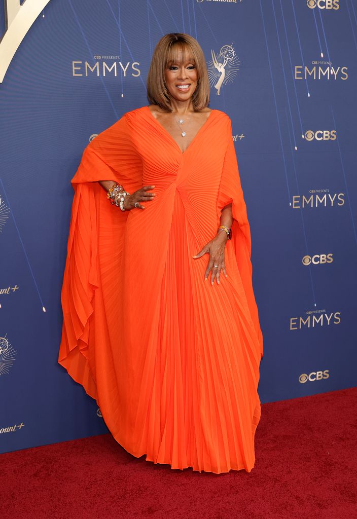 LOS ANGELES, CALIFORNIA - SEPTEMBER 14: Gayle King attends the 77th Primetime Emmy Awards at Peacock Theater on September 14, 2025 in Los Angeles, California. (Photo by Frazer Harrison/Getty Images)