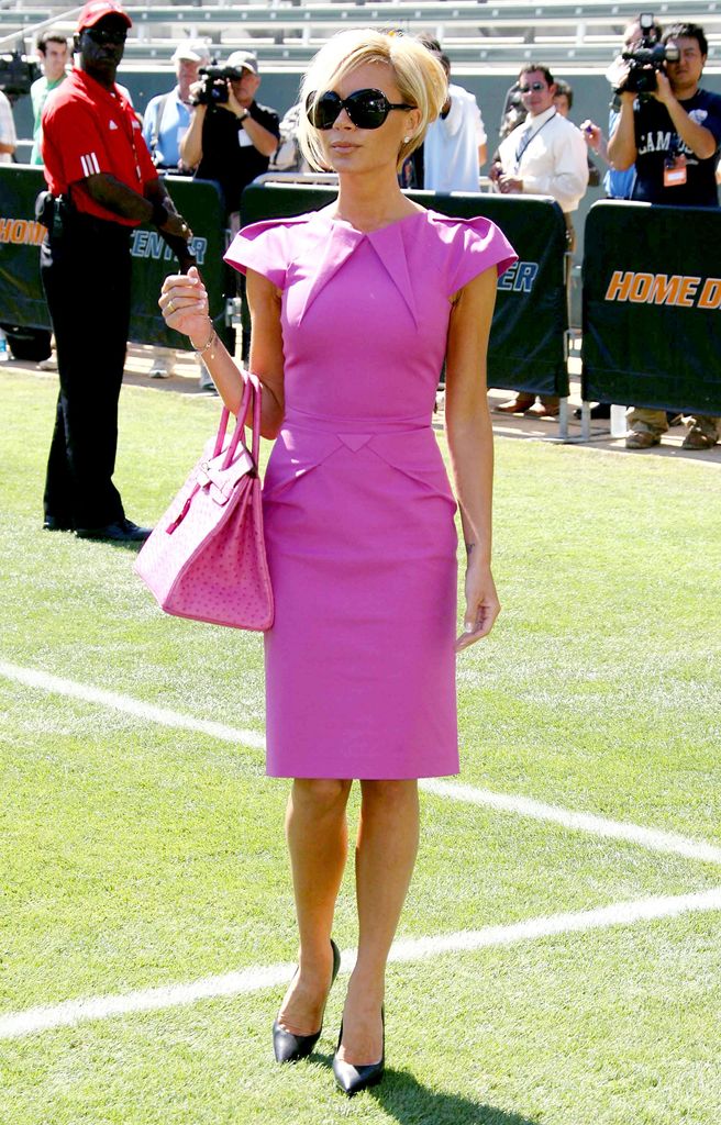 Victoria Beckham at the "David Beckham Official Presentation" press conference at the Home Depot Center on July 12, 2007 