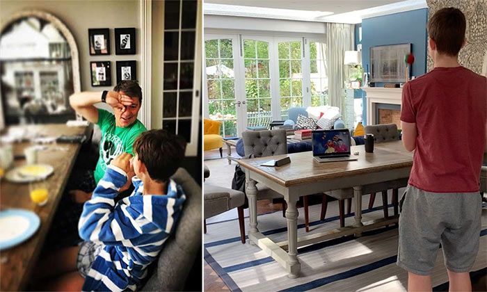 ben shephard home dining room