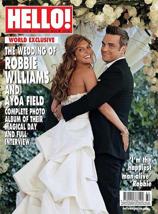 2 Robbie Williams Ayda Field wedding