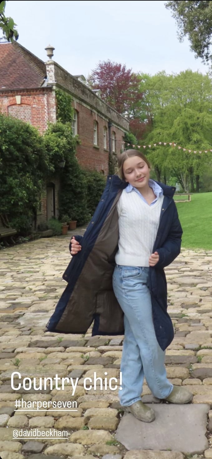 Harper Beckham inundated with compliments as she stars in video singing ...
