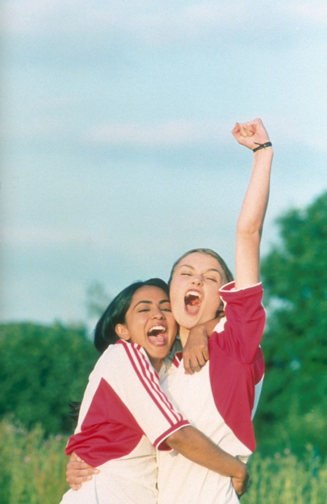 Parminder Nagra and Keira Knightley in Bend It Like Beckham