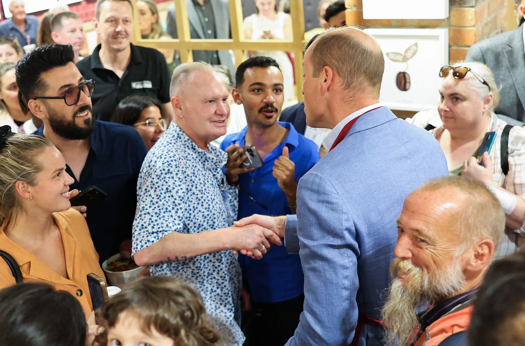 The Prince of Wales visited Bournemouth businesses pledging their support to the Homewards programme, which aims to end homelessness