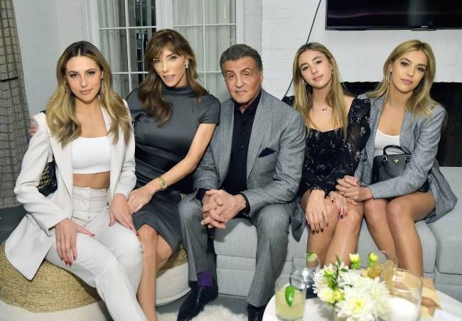 sylvester stallone and family