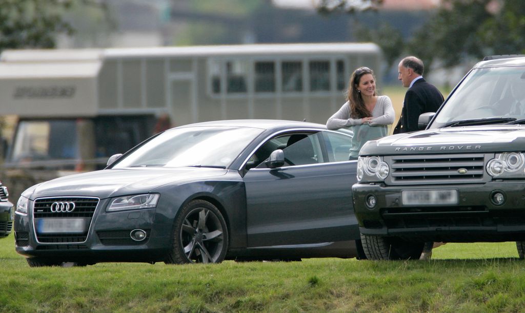 Another polo event, another Audi. This time Kate's snapped alongside an A5