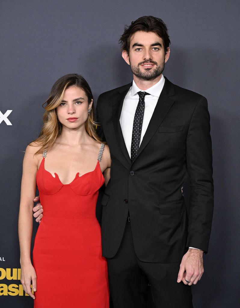 Giulia Be and Conor Kennedy attend the Los Angeles Premiere of HBO's "Curb Your Enthusiasm" Season 12 at Directors Guild Of America on January 30, 2024 in Los Angeles, California