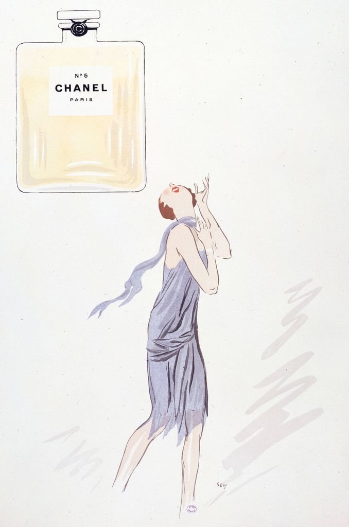 An advertisement for Chanel Number 5 perfume, 1921