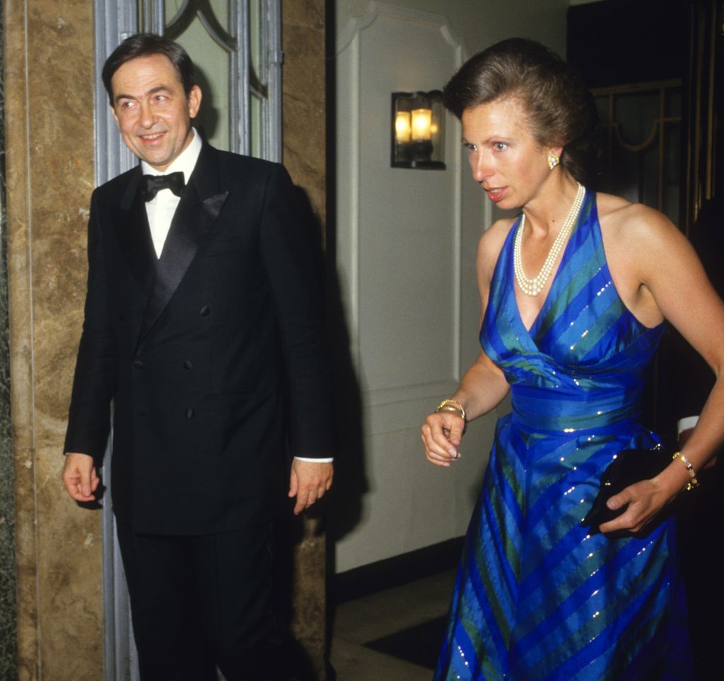 Princess Anne and King Constantine of Greece sighting circa 1980's in London, England.