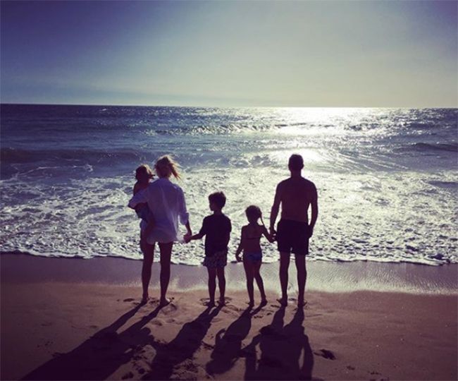 holly willoughby husband and children on holiday
