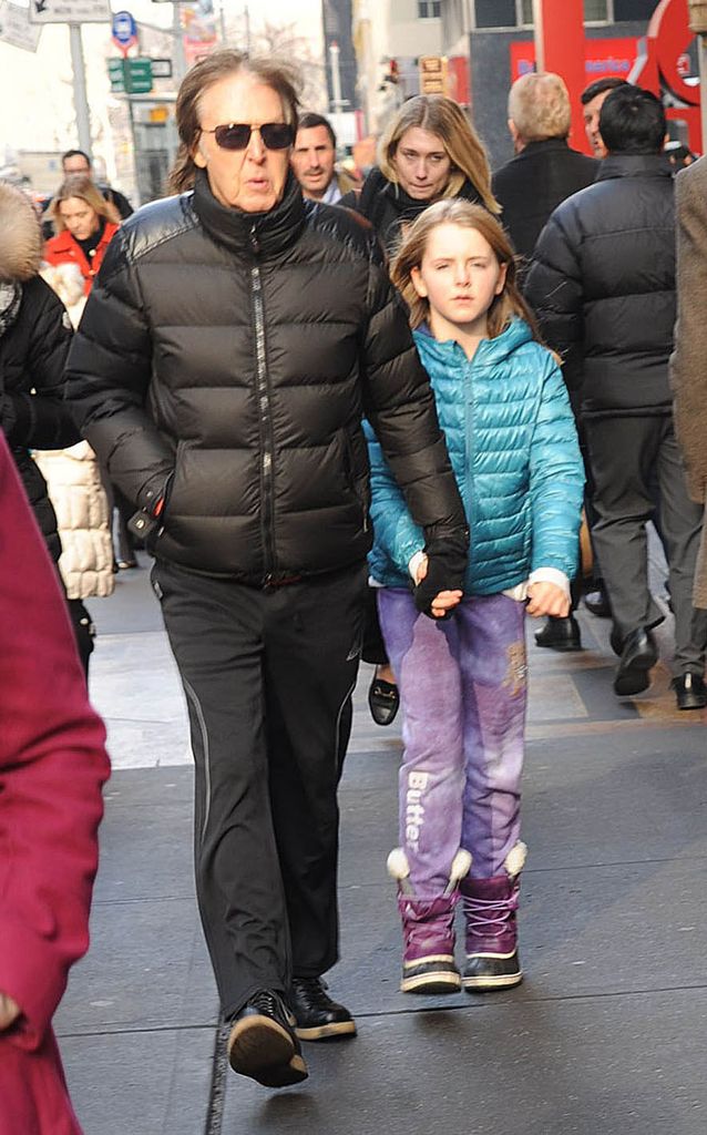 photo of paul mccartney with daughter beatrice