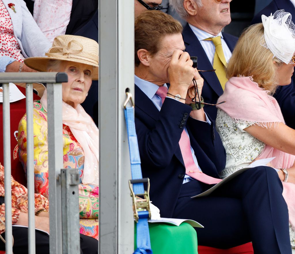 Princess Alexandra was joined by James and Julia Ogilvy as well as Flora Vesterberg