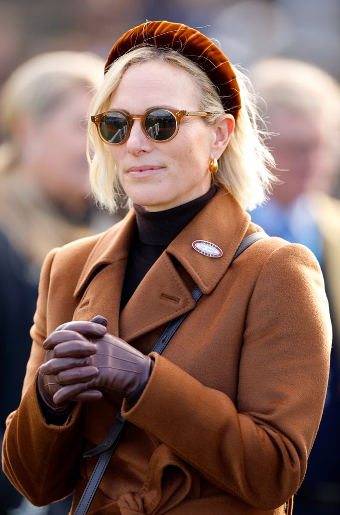 Zara Tindall Attends Cheltenham Races