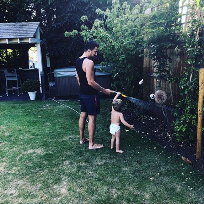 peter andre son theo rare photo