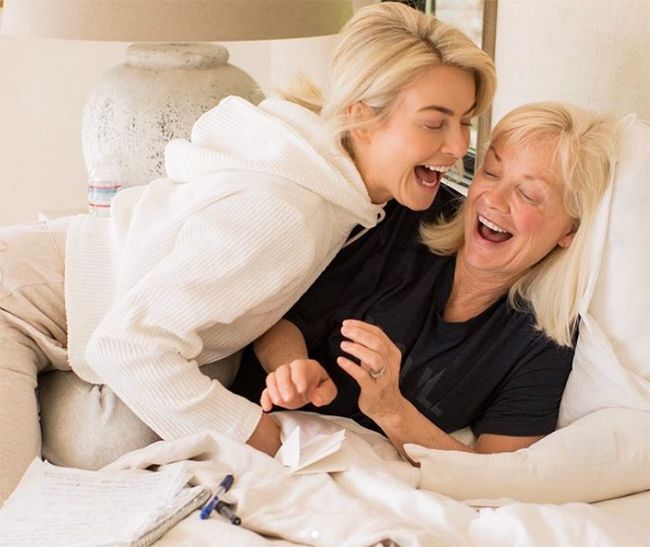 julianne hough mother laughing