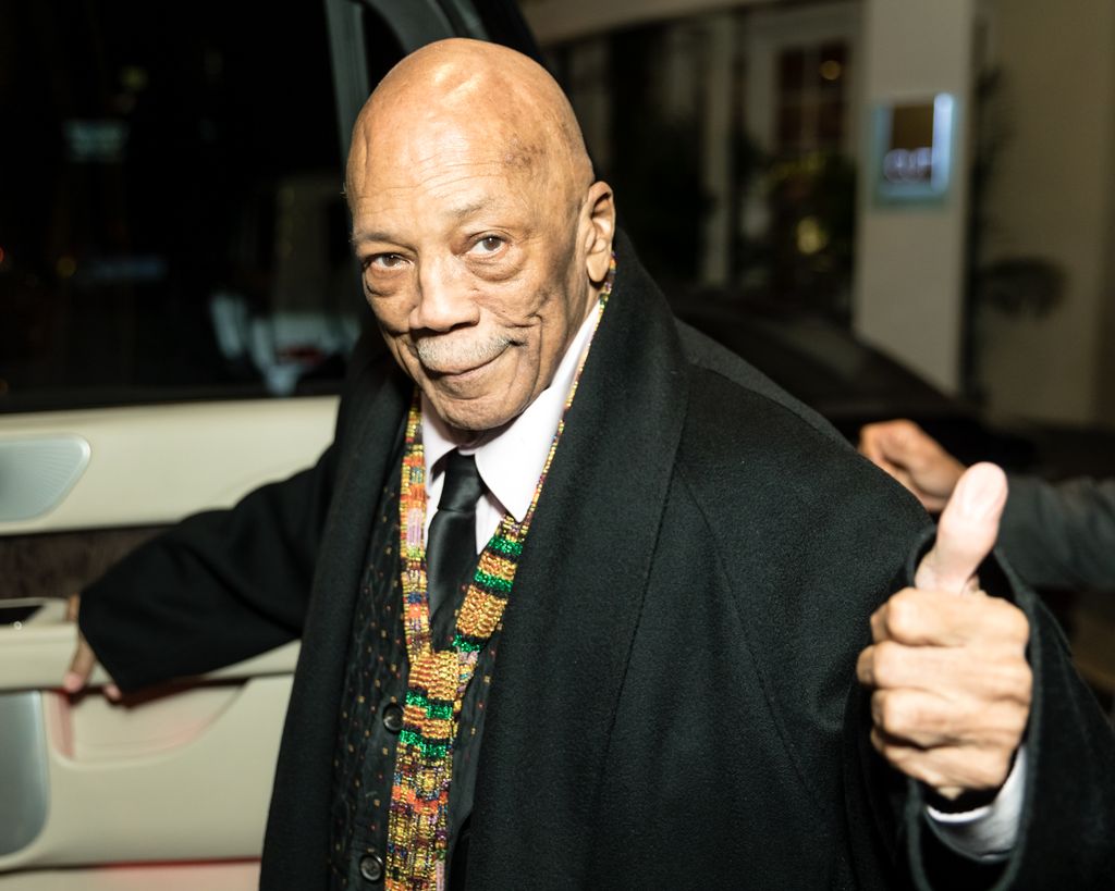 LOS ANGELES, CALIFORNIA - FEBRUARY 09: Quincy Jones attends Byron Allen's 4th Annual Oscar Gala to Benefit Children's Hospital Los Angeles at the Beverly Wilshire, A Four Seasons Hotel on February 09, 2020 in Los Angeles, California. (Photo by Greg Doherty/Getty Images for Entertainment Studios)