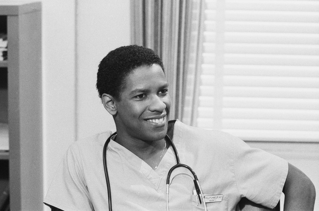  Denzel Washington as Dr. Philip Chandler in ST. ELSEWHERE, " Tweety and Ralph" Episode 8 