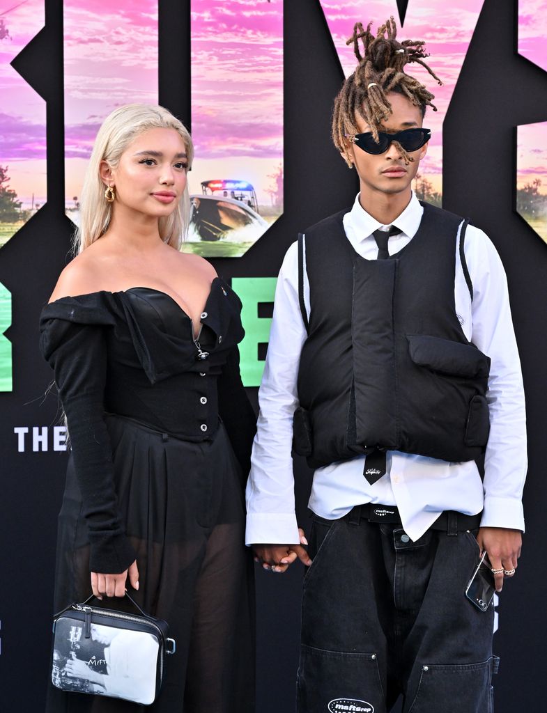 Sab Zada and Jaden Smith attend the Los Angeles Premiere of Columbia Pictures' "Bad Boys: Ride or Die" at TCL Chinese Theatre on May 30, 2024 in Hollywood, California. (Photo by Axelle/Bauer-Griffin/FilmMagic)