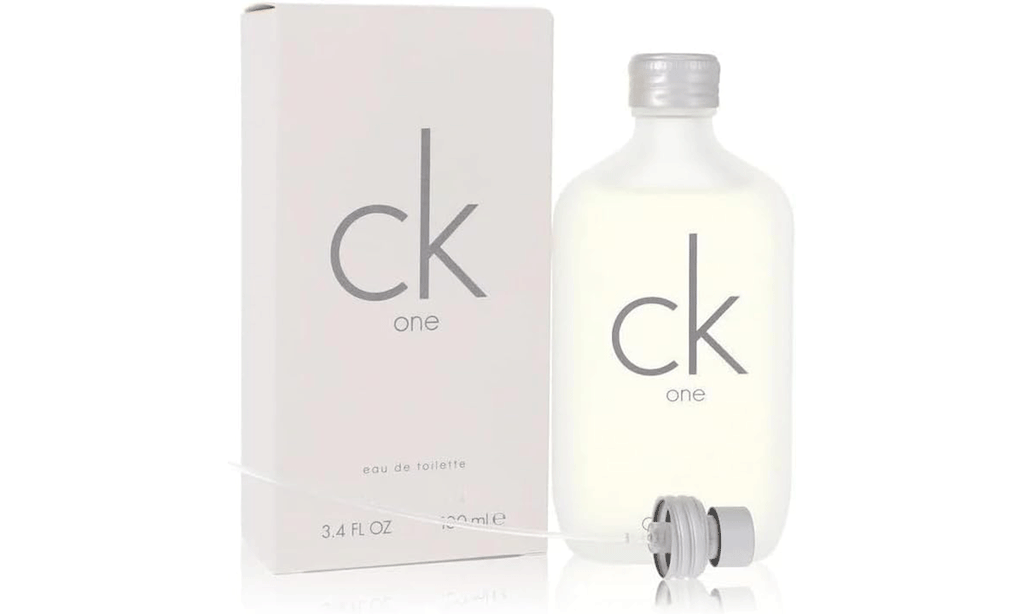 bottle of CK One fragrance
