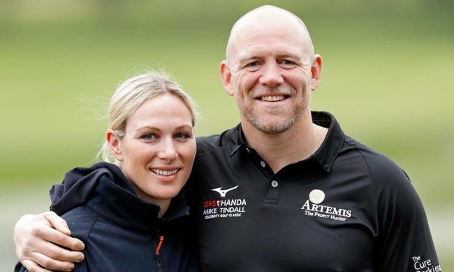 Mike Tindall with wife Zara