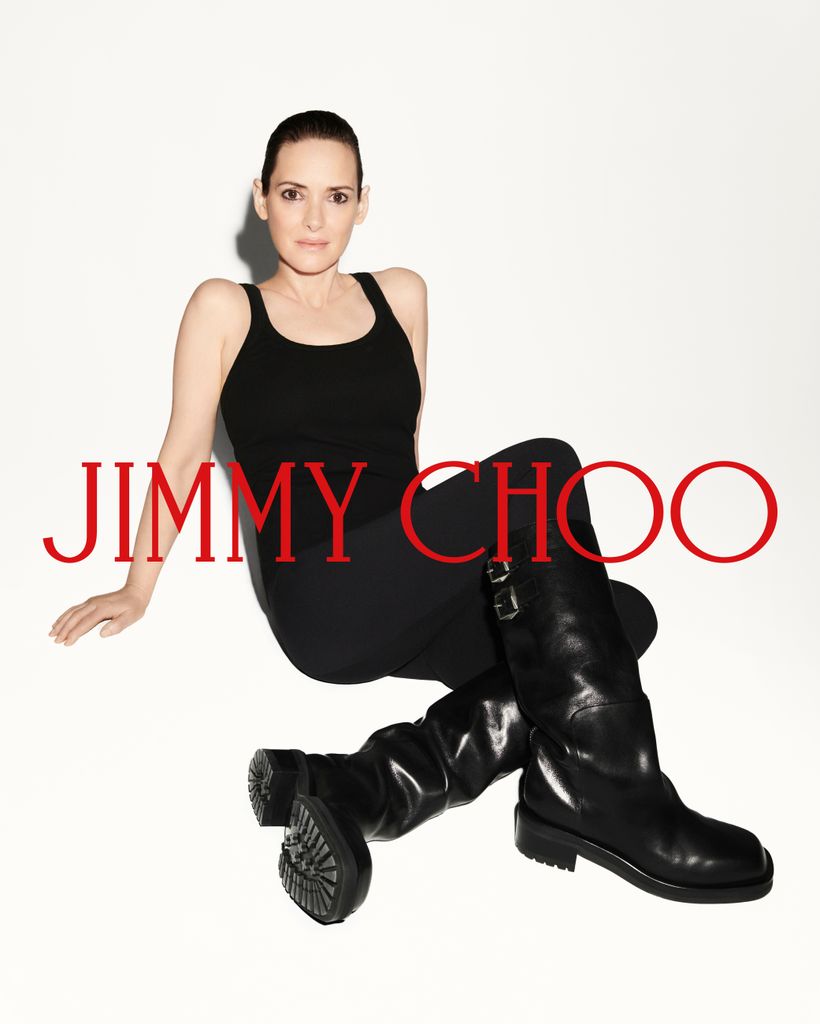 Jimmy Choo unveiled Winona Ryder as the face of its Autumn 2024 campaign