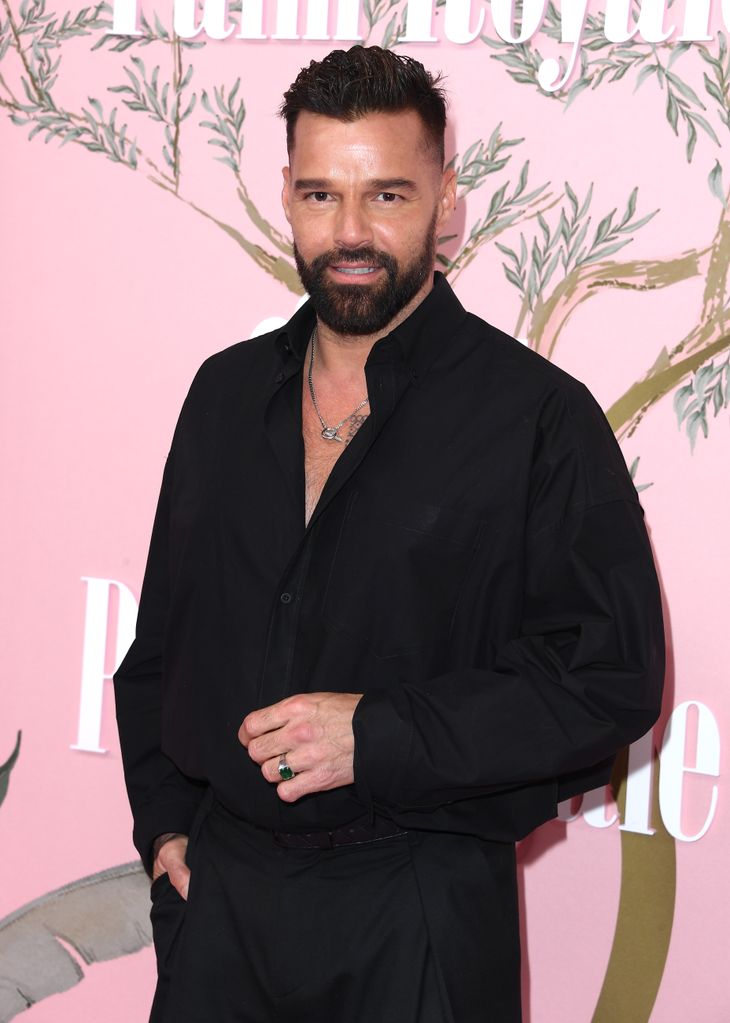Ricky Martin arrives at the World Premiere Of Apple TV+'s "Palm Royale" at Samuel Goldwyn Theater on March 14, 2024 in Beverly Hills, California.