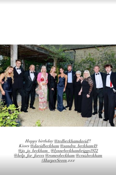 Victoria Beckham a partagé cet hommage sans mentionner son fils Brooklyn