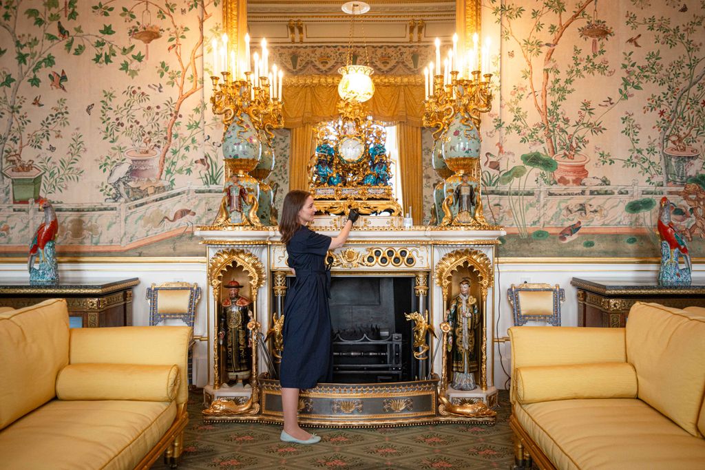 The Yellow Drawing Room at Buckingham Palace