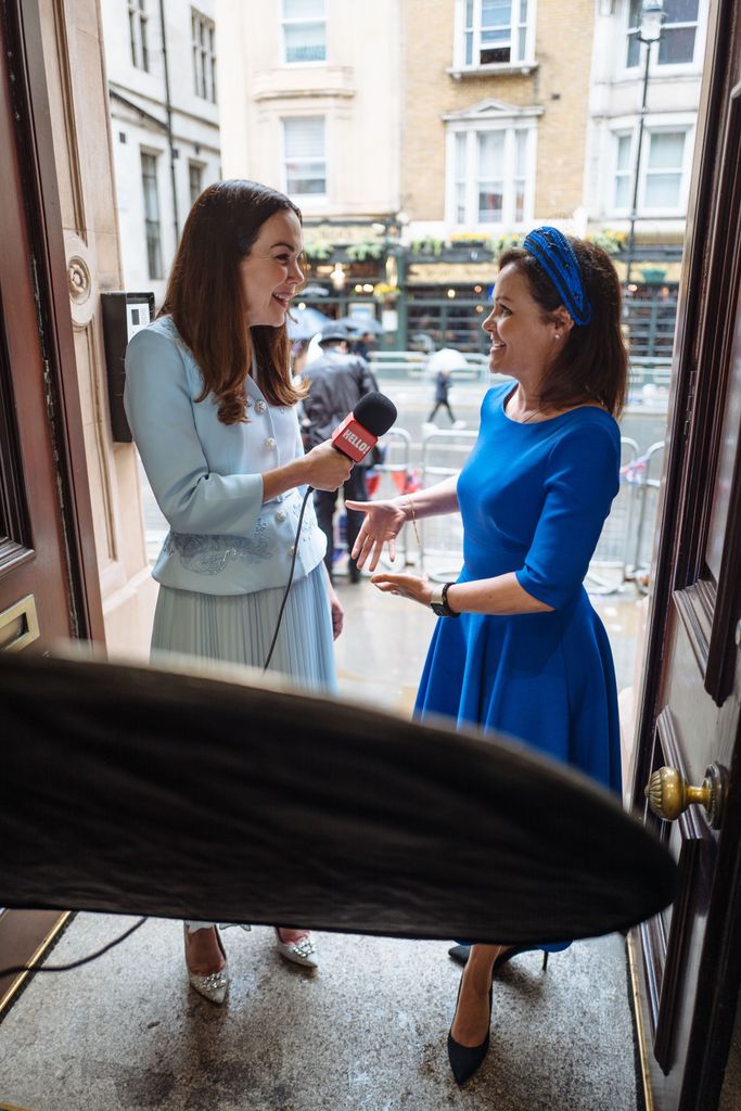 Elizabeth Holmes talks to HELLO!'s royal editor Emily Nash