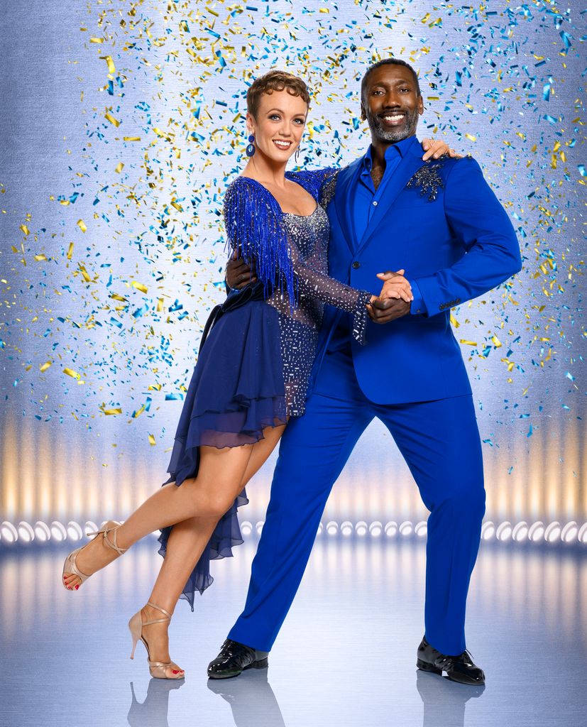 Promotional image of Jimmy Floyd Hasselbaink and Lauren Oakley