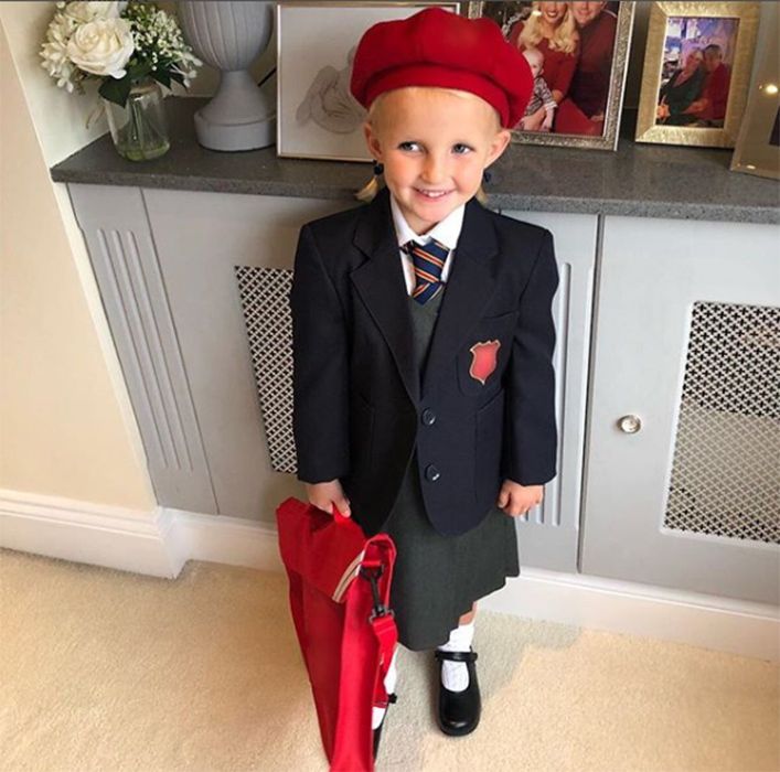 billie faiers child goes back to school