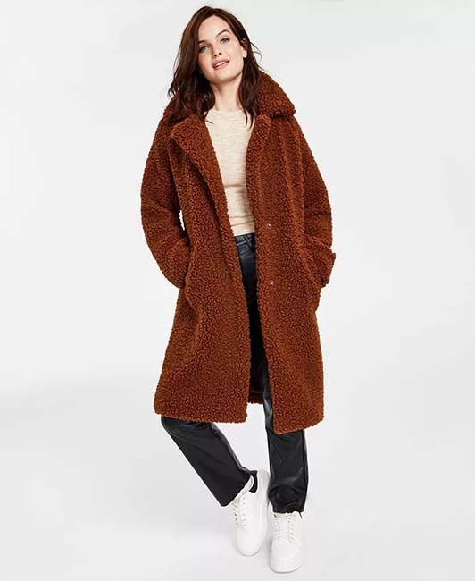 bcbgeneration teddy coat