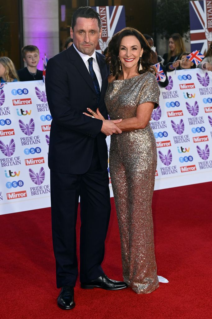 Shirley Ballas and Danny Taylor at Pride of Britain Awards, Grosvenor House, London, UK - 24 Oct 2022
