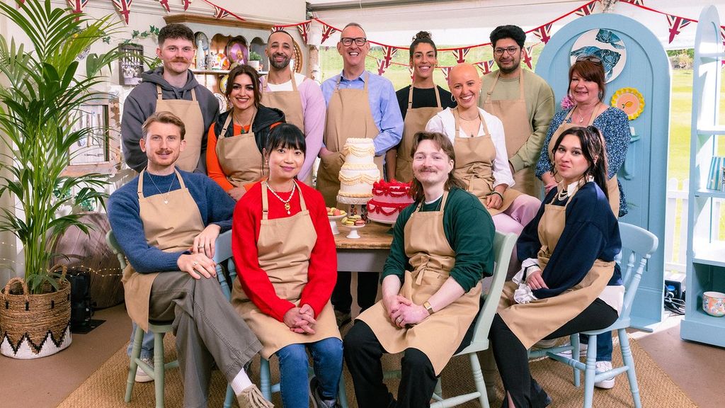 The cast of The Great British Bakeoff 2025