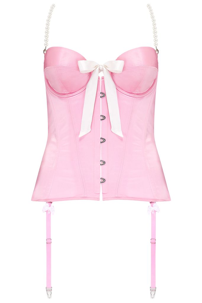 pink corset from scarlett gasque