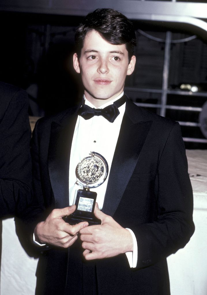 Actor Matthew Broderick attends the 37th Annual Tony Awards on June 5, 1983 at the Uris Theatre in New York City