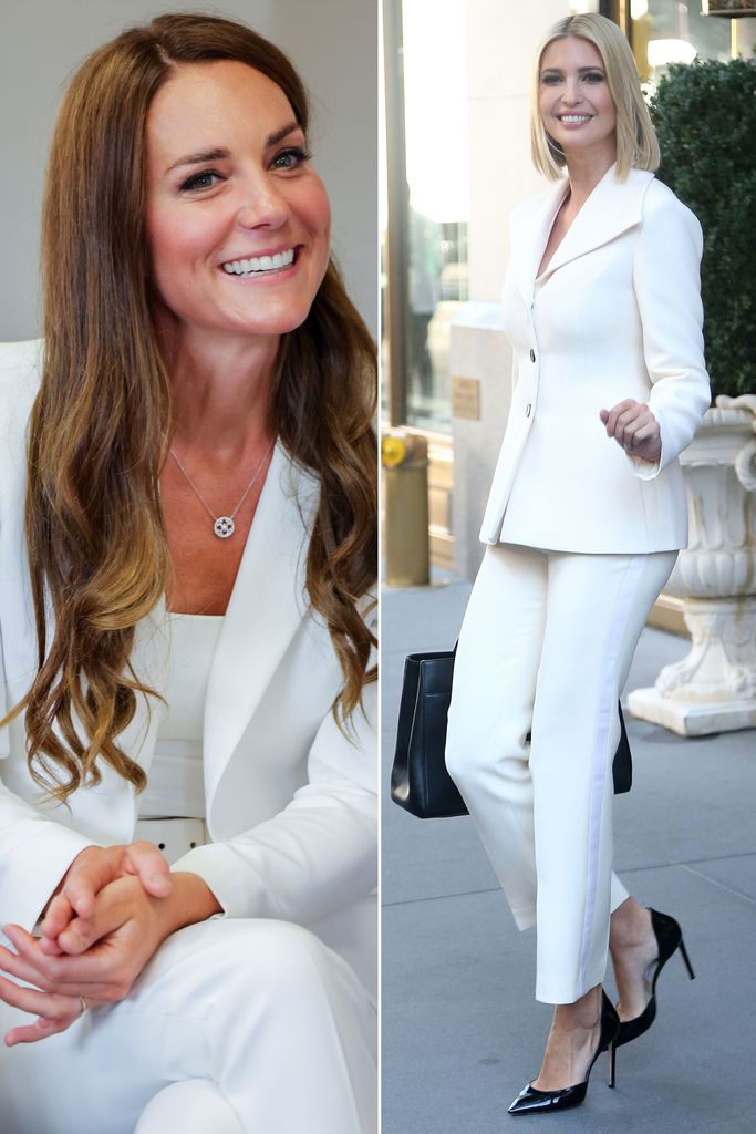 The Princess of Wales and Ivanka Trump both wore white suits
