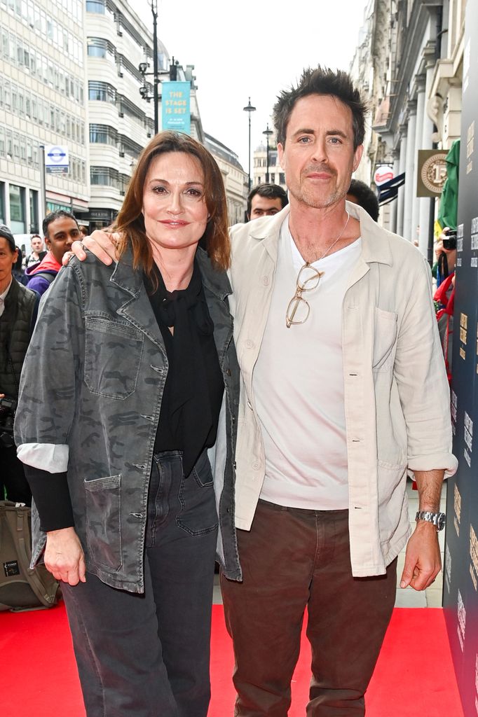 Sarah Parish and James Murray received their MBEs