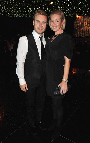 Gary Barlow posing with his wife Dawn