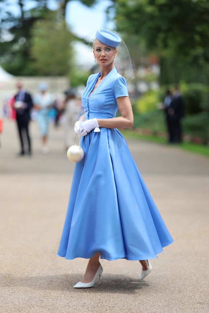 Tatiana Korsakova attends Ladies Day at Royal Ascot on June 20, 2024 in Ascot, England. (Photo by Chris Jackson/WireImage)