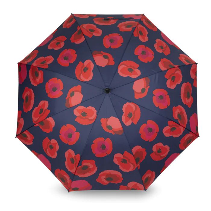 Flowing poppies umbrella