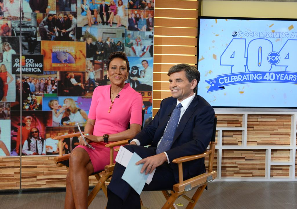 Robin Roberts and George Stephanopoulos on Good Morning America