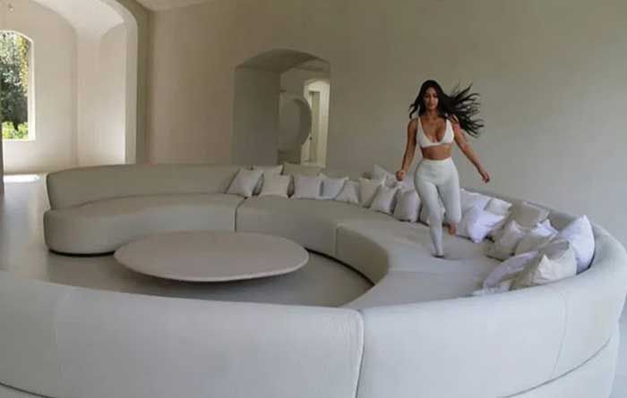 kim kardashian living room