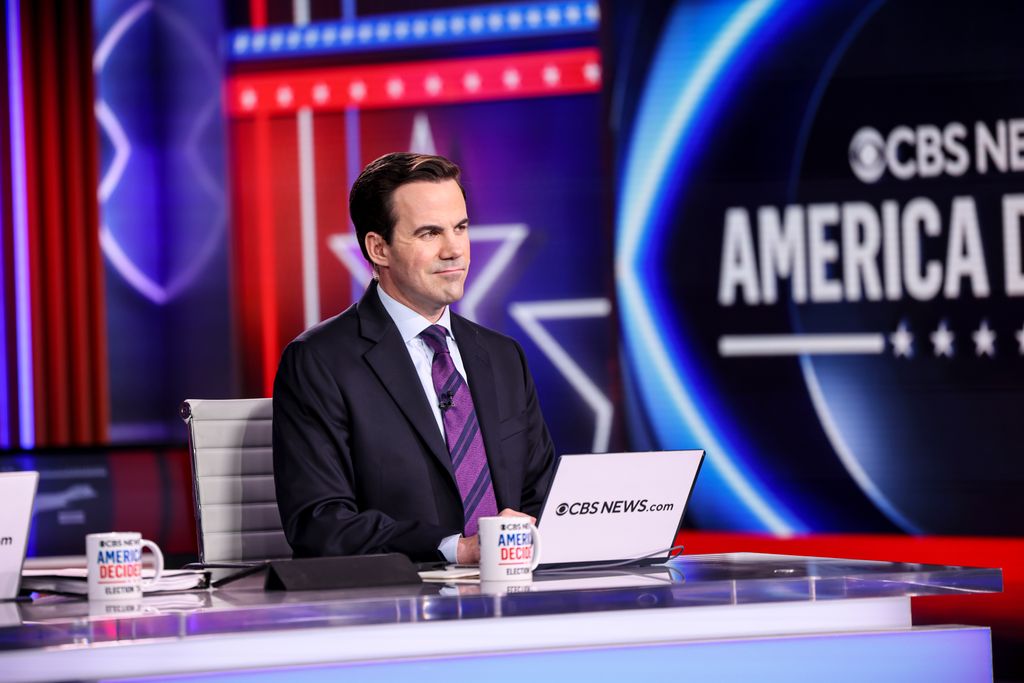 Robert Costa from CBS News' "AMERICA DECIDES: ELECTION '24" Coverage Headquarters in New York City