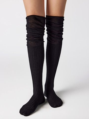 Solid Over the knee socks 