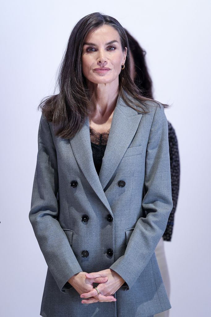 Queen Letizia of Spain attends an event on World Mental Health Day 2024 at Elba Hotel on October 17, 2024 in Madrid, Spain. (Photo by Paolo Blocco/WireImage)