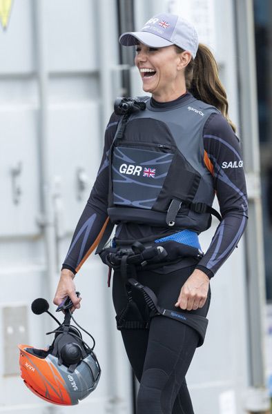 kate middleton wetsuit and cap
