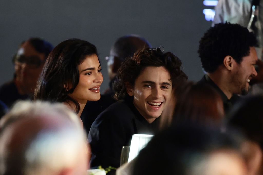 NEW YORK, NEW YORK - NOVEMBER 01: Kylie Jenner and TimothÃ©e Chalamet attend the WSJ. Magazine 2023 Innovator Awards sponsored by Harry Winston, Hyundai Motor America, Montblanc, RÃ©my Martin and Roche Bobois at MoMA on November 01, 2023 in New York City. (Photo by Dimitrios Kambouris/Getty Images for WSJ. Magazine Innovators Awards)