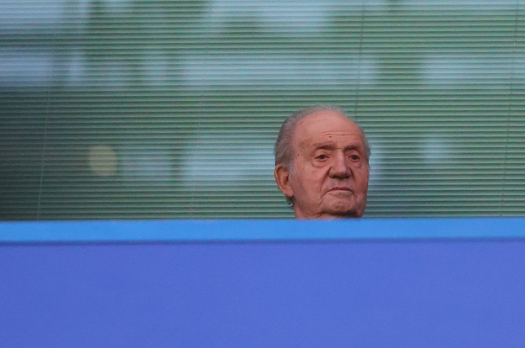 Juan Carlos attended the Chelsea vs Real Madrid match