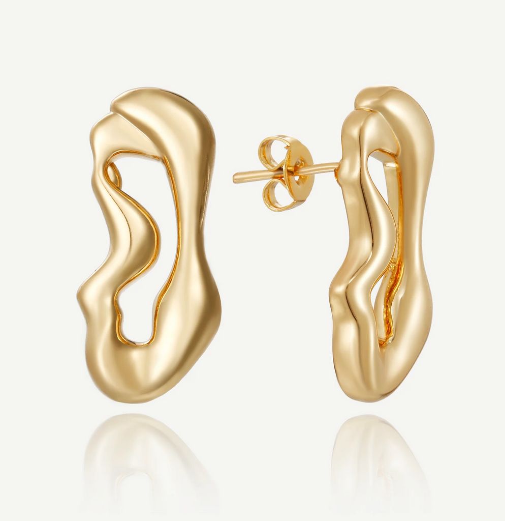 Maudella gold earrings